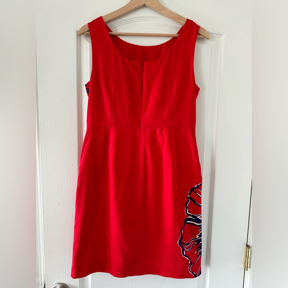 LILLY PULITZER Red Tomato Evie Floral Dress - Picture 3 of 11